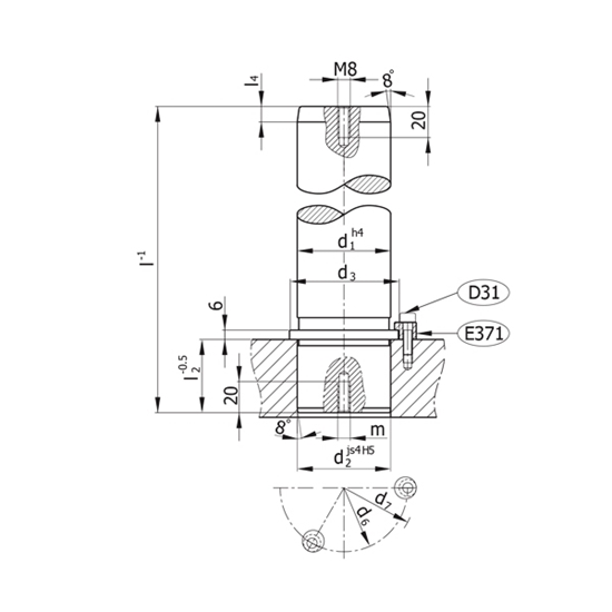 Picture of Guide Pillar D028