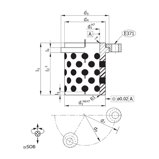 Picture of Oilless Guide Bush D046