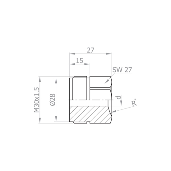 Picture of Transfer Bushing D562