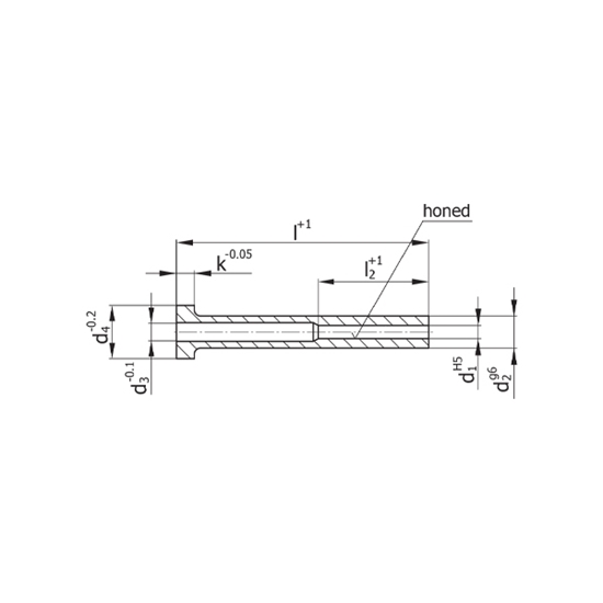 Picture of Ejector Sleeves-Cylindrical Head D405