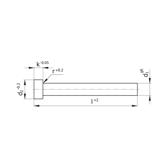 Picture of Ejector Pin-Cylindrical Head D41B