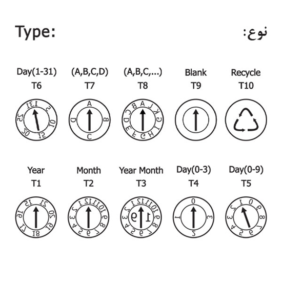 Picture of Date Marked Pins D480