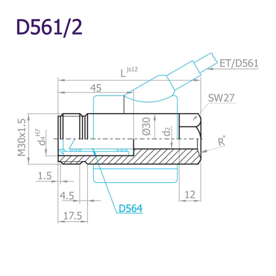 Picture of Transfer Bushing D561