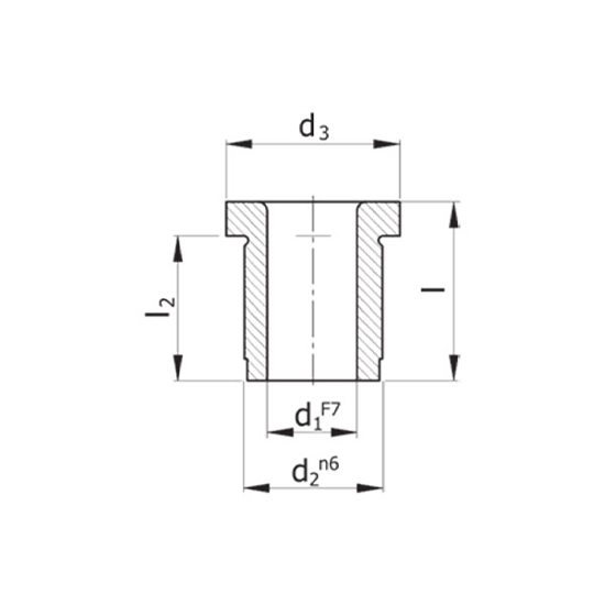 Picture of Drill Bush With Collar D276