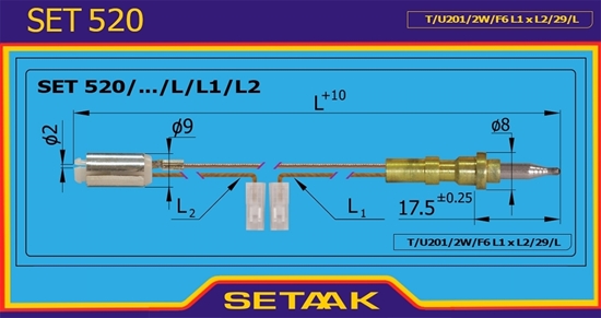 نقشه ترموکوپل SET520