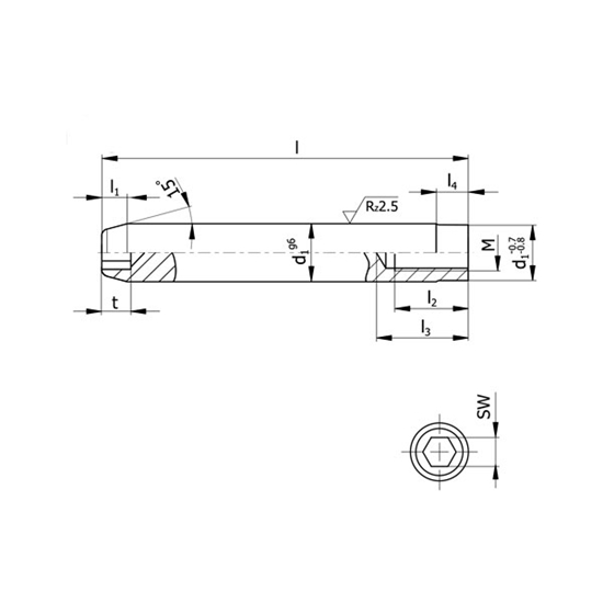 Picture of Guide Pillar (Angle Pin) 021