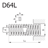 تصویر فنر سبز روشن D64L 