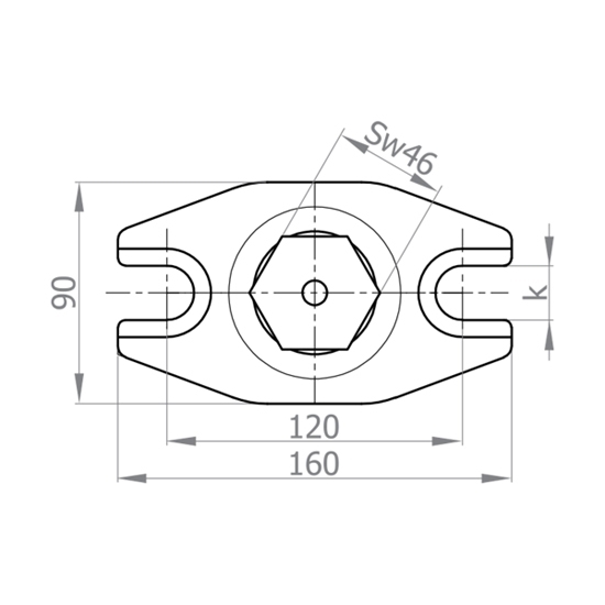 Picture of SCREW JACK WITH COUNTER NUT E314