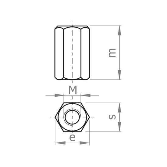 Picture of EXTENSION NUT E403