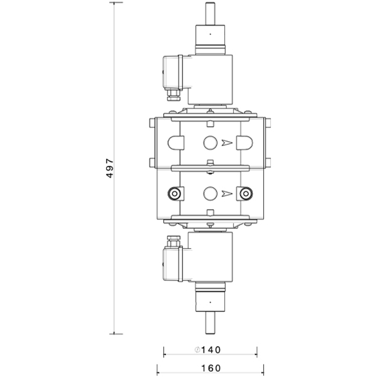 Picture of Two - Capacity solenoid valve | SET148/SQ-DN40