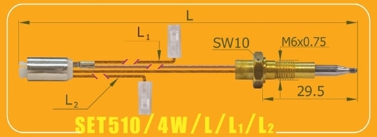 Picture of Gas Stove Thermocouple | SET510/4W