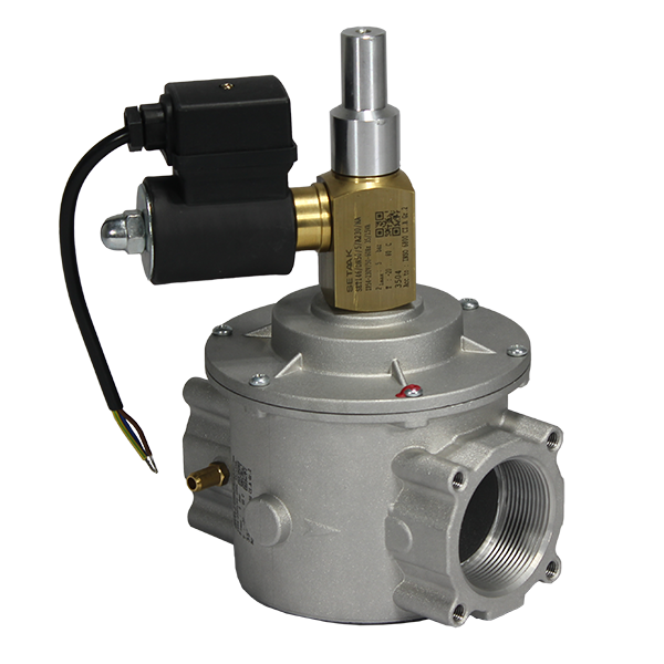 Manual reset shut off solenoid valve SET146/DN40,50,65,80